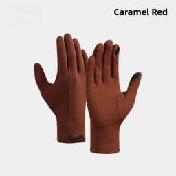 Merino Wool Touchscreen Gloves Men Women Cycling Thin Outdoor Riding Windproof Mountain Climbing Lightweight Comfor