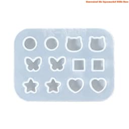 E06E Designs and Craft Supplies Unique Elegant Earrings with Versatile Silicone Mould for Jewelry Lovers Daily Use