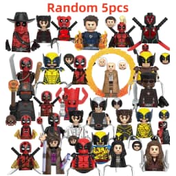 Blind Box Mini Building Blocks G0172 Figures Big Goblin Spiderman Iron Man Venom Captain Hawk Deadpool Armor Christmas Gifts Toy