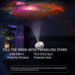 Planetarium Galaxy Projector 13 in 1 Star Light Projector Starry Sleep Night Light with Dynamic Meteors 360° Rotating Nebula