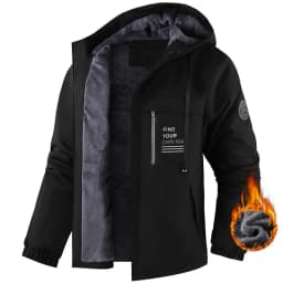 Men's Jacket Stand Collar Stamp Mens Parka Winter New Down Jacket Fleece Warm Jackets Men Business Leisure Coat Baseball Coats