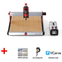 Twotrees TTC450 Ultra High Precision CNC Router 3-Axis/4-Axis Milling Cutting Machine 500W Spindle Carving Metal CNC Engraver