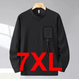 10XL 12XL Plus Size Sweatshirts Men Spring Autumn Sweatshirt Male Fashion Casual Pocket Patchwork Pullover Big Size 10XL