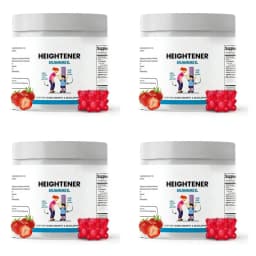 Heightener Calcium D Gummies Boost Bone Growth Reinforce Bone Strength Magnesium Zinc Growth Formula for Kids & Adults, 60 Count