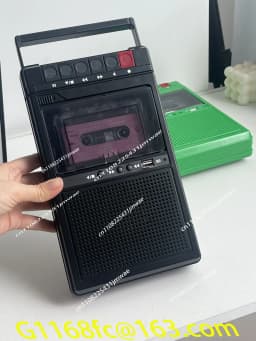 Portable Cassette Player Bluetooth USB Flash Drive Retro Portable Audio Transcribing Cassette Tape