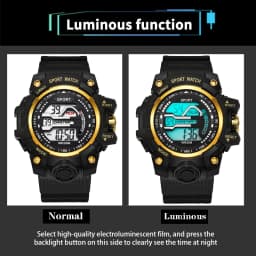 NEW Digital Watch for Man Luminous Alarm-clock Men's Sports Watches Multifunction Fitness Electronic Watch for Kids Teen