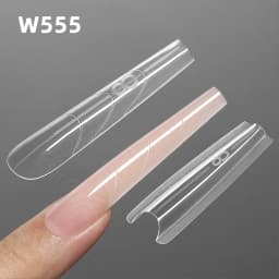 NEW YOKEFELLOW & MR NAIL Sandwich Nail Form 240pcs 15size Square Nail Extensions Top & Bottom Form Set for Quick Nail Extensions