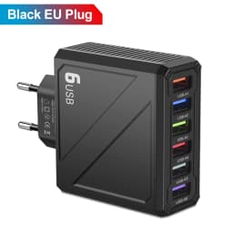 3.1A 6Ports USB Charger Fast Charging Mobile Phone Adapter For iPhone Samsung Xiaomi Huawei Multi Port Quick Charge Wall Charger