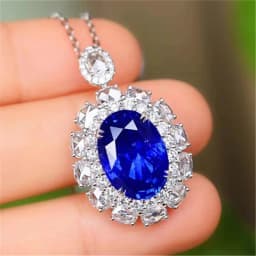 Big Bling Water Drop Pendant Real 925 Sterling Silver Long Chain Necklace for Women Fashion Jewelry Cute Statement Necklace