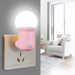 Bedside Lamp Night Light EU US Plug LED Night Light AC220V Bedroom Lamp Gift for Children Cute Night Lamp for Corridor WC