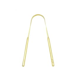 Non-slip Handle Tongue Scraper Portable Single Layer Tongue Scraper Reusable Stainless Steel Oral Mouth Brush Case Tongue Clean