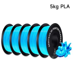 Geeetech 5Kg Standard PLA Filament 1.75mm 3D Printer Plastic Material, Accuracy 0.03mm, Multiple Colour, Fit Most FDM Printer
