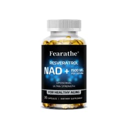 NAD Supplement, 1500 Mg - Liposomal NAD+ Supplement with Resveratrol, Supports Cellular Health, Endurance & Healthy Aging