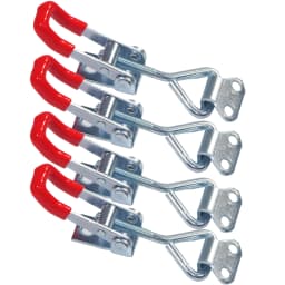 Heavy Duty Adjustable Toolbox Case Metal Toggle Latch Catch Clasp Quick Release Anti-Slip Clamp Hasps for Tools Storage