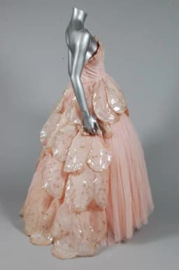 FATAPAESE Customized Gown Strapless Beaded Sparking Gems Stones Bodice Tiereed Tulle Organza Skirt Floor-length Clothes