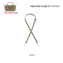Cow Leather Bag Shoulder Strap Replacement Crossbody Adjustable Conversion Kit Fit for Longchamp Mini Pouch