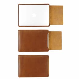 Designer Cowhide Quilted Computer Laptop Cover Custom Leather Laptop Sleeves Bag Case For 12" 13" 14" Macbook Pro
