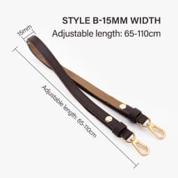 CRAZYSMITH Genuine Leather Replacement Wide Shoulder Bag Strap for LV Onthego Tote Bag Adjustable Crossbody Handbag Belts Straps