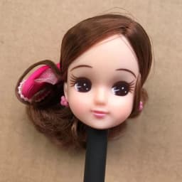 Licca Doll Head Princess DIY Toy Rare Collection Long Hair Doll Parts 1/6 Princess Doll Accessories Colorful Hair Doll Heads