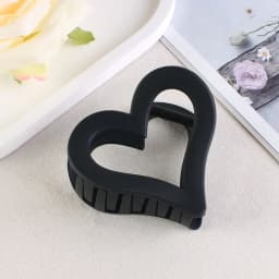 1PC Heart - Shaped Hair Claw Clips Set, Multiple Colors, Cute Hair Accessories For Women