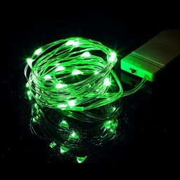 LED Lights Battery Operated Fairy String Lights Waterproof Silver Wire Firefly Starry Lights  Xmas Christmas Decor