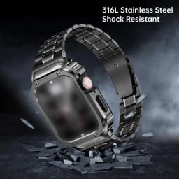 Stainless Steel Strap+Case For Apple Watch Band 49mm 45mm 44mm (not watch) bracelet Bumper Cover iwatch serie 4 5 SE 6 7 8 Ultra