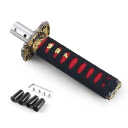 Universal 150MM/200MM/260MM JDM Katana Samurai Sword Shift Knob Shifter With Adapters Gear Shift knob
