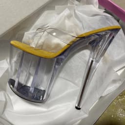 15-20 centimeter princess-style flip-flops, sexy nightclub high heels, 6-7 inch slender high heels, suitable for use in summer s