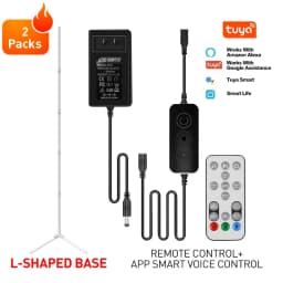 200cm RGB Tuya Floor Lamp Smart APP Remote Control Modern Corner Floor Light Atmospheric LED Stand Lighting Festival Decoration