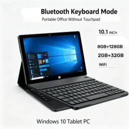 10.1 INCH T10 64 BIT AR10 WINDOWS 10 Tablet PC 8GB DDR RAM 128GB ROM Dual-Core 1280*800 IPS Screen HDMI-Compatible