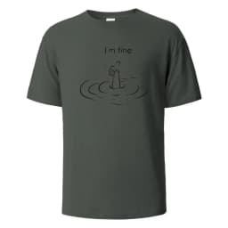 T'm Fine Print T-Shirt 100% Cotton Summer Tees For Men Women Oversize Casual Tops