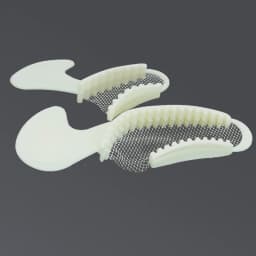 10Pcs Dental Bite Impression Trays Disposable Registration Tray with Net Colorful Teeth Holder Mold Posterior Anterior Front