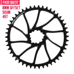 Round Oval 0mm Offset For SRAM Gx XX1 Eagle GXP PASS QUEST Crankset Round MTB Narrow Wide Chainring 28T 30T 32T 34T 36T 38T