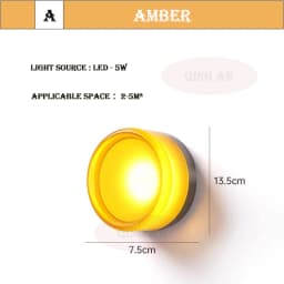 Modern Round Glass Wall Lamps LED Acrylic Corridor Aisle Lamp Minimalist Home Decor Living Room Porch Bedroom Bedside Wall Light