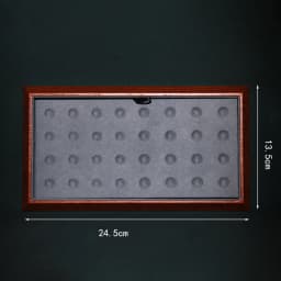 Detachable Diamond Jewelry Display Tray Gem Display Mat Jewelry Exhibitors Round Bead Gemstone Storage Tray Organizer