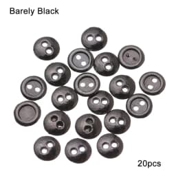 20Pcs Metal Doll Buttons For Doll Clothes Sewing Accessories Round Mini Buttons 3/4/5/6mm For 1/12 1/6 Diy Doll Clothing Buckles