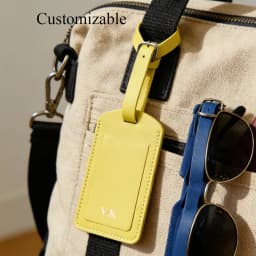 Personazlized Name Real Leather Luggage Tag Custom Letters Travel Accessories Suitcase Bag Label Luxury Trolley Case Marker Tag