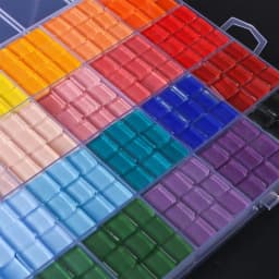 720pcs Glass Mosaic Tile Set, 0.99cm Square, DIY Craft Supplies for Handmade Projects, 24, Mosaic Stickers, DIY Craft Materials