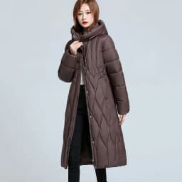 New Oversized Women's Down Cotton Coat Winter Cold Warm Padded Jacket Long Female Casual Hooded Parker Cotton Clothes Black 7XL