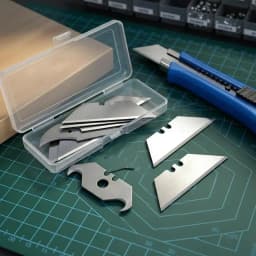 10Pcs Steel Utility Knife Replacement Blades Precision Sharp Edge for Art Craft DIY Model Making Cutting