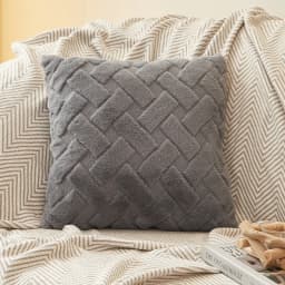 Plush Throw Pillow Cover 45x45cm 30x50cm for Sofa Square Cushion Cover Bed Living Room Plush Sleep Pillow Case Cotton Home Decor