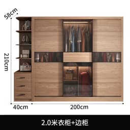 Luxury Material Wardrobe Closet Customized Tall Shelves Open Wardrobes Display Space Saving Muebles Para Hogar Furniture Home