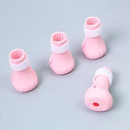 Adjustable Silicone Anti-scratch Cat Foot Shoes for Grooming Bath Washing Claw Paw Cover Protector Silicone Pet Grooming Tools