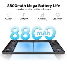 DOOGEE Tab E3+ Tablet 32GB 256GB 12" 2K Display Android 15 Helio G100 8800mAh Battery Gemini AI Smart Pad TabletPC