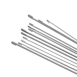 2pcs/Box Beaded Needles with Steel Long Needles Side Threaded Hooks and Beads for DIY Handmade Jewelry Beading Tools Supplies