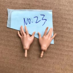 New Original Replacement Doll Hands Monstering High Doll Toy Parts Black Gray Yellow Blue Fishman Doll Hands DIY Toy Accessories
