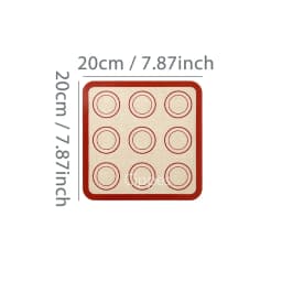1/2/4pcs Silicone Baking Mats with Brush Spatula Set, Non-Stick Reusable Heat-Resistant, for Oven, Cookies, Macaron, Pastry