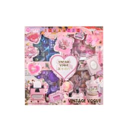 100pcs Retro Trendy PET Sticker Gift Box Creative Decoration DIY Junk Journal Scrapbooking Material Children's Festival Gift
