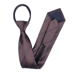 NEW Mens Retro Zipper Ties for Men 8CM Neck Tie Solid Striped Fashion Blue Neckties Men's Automatic Zipper Tie Red Lazy Ties