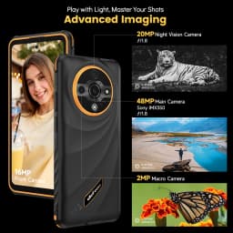 Ulefone Armor X31 4G Rugged Phone Android 14 Smartphone 6.56”12GB RAM 128GB ROM 48MP NFC Night Camera IR Blaster Global Version